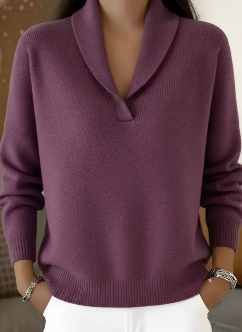 NOA | V-NECK SWEATER
