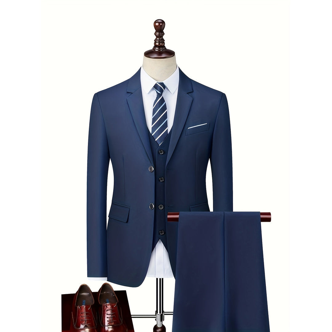 Men's slim fit two-piece suit