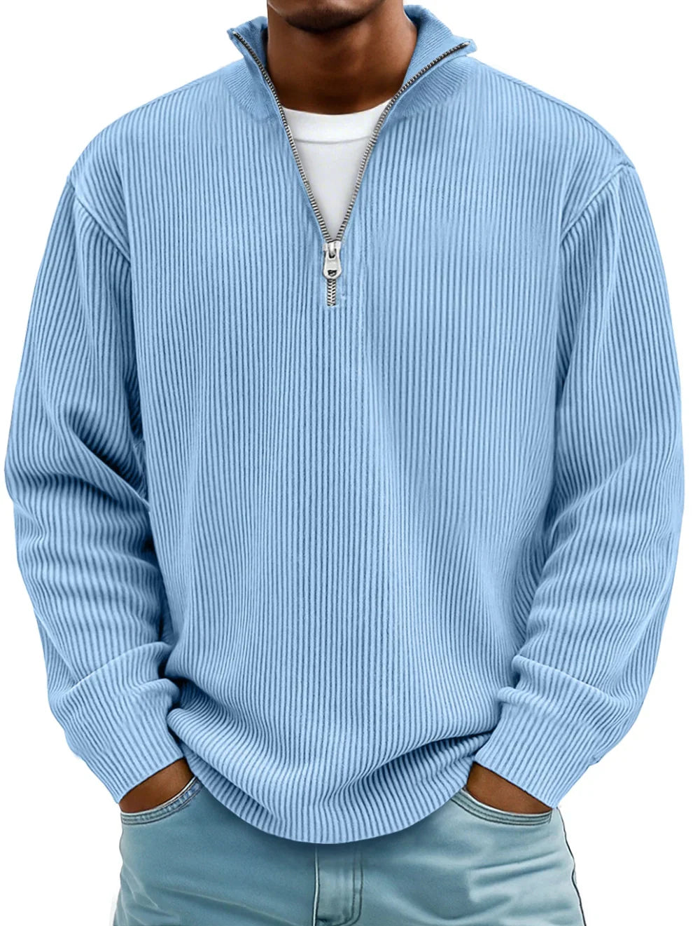 NOA | TRENDY ZIP-UP SWEATER