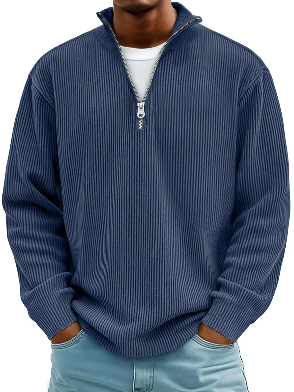 NOA | TRENDY ZIP-UP SWEATER