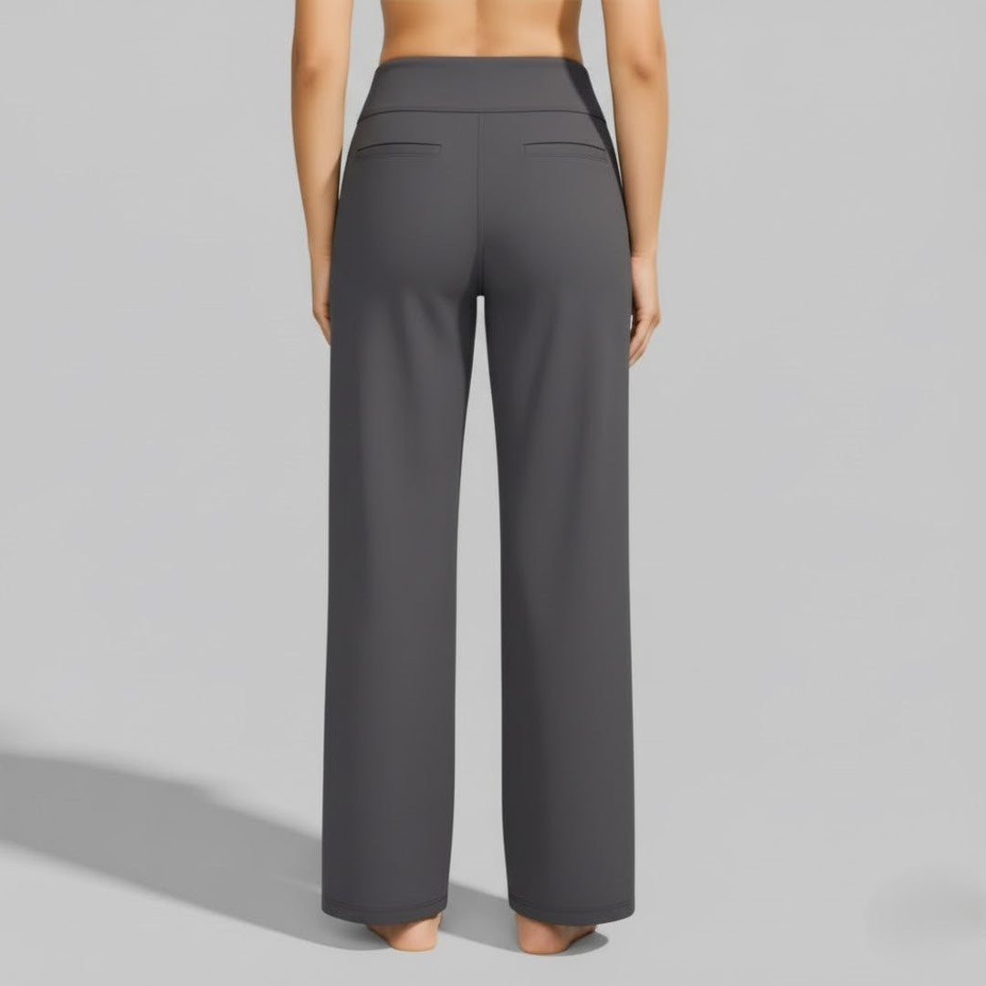 Women's stretch tailored casual trousers
