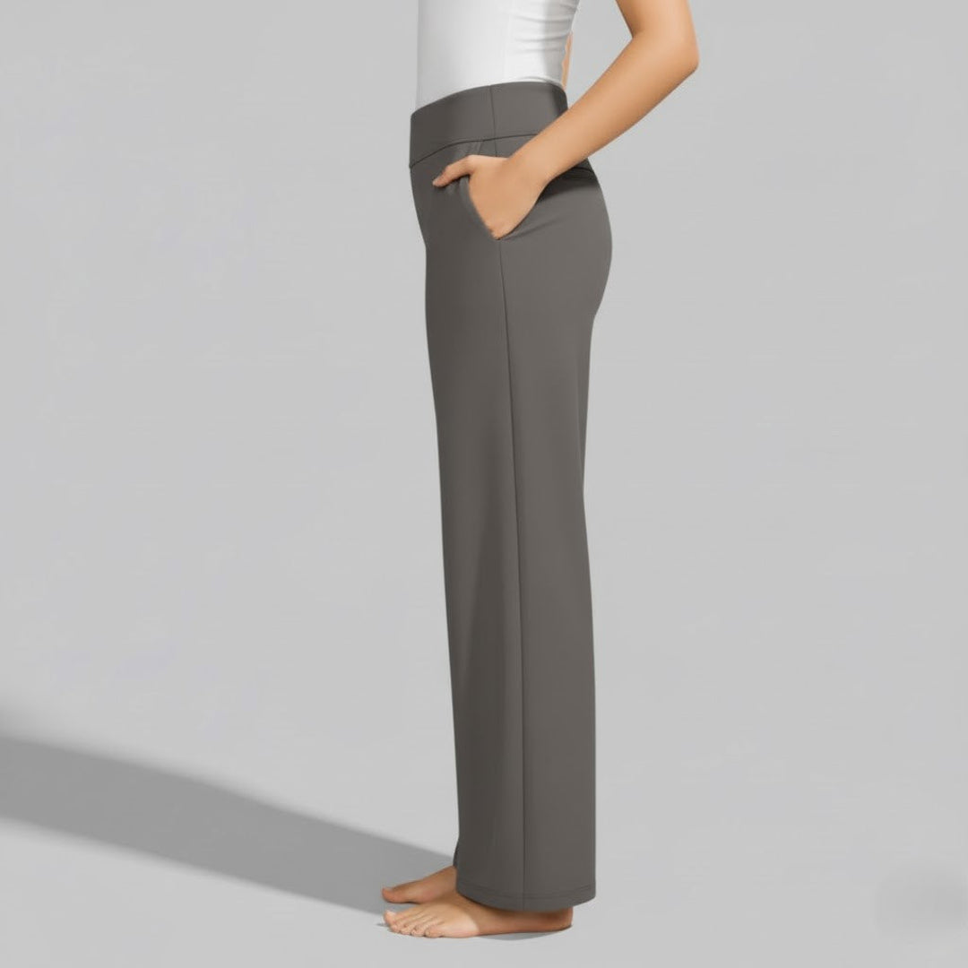 Women's stretch tailored casual trousers