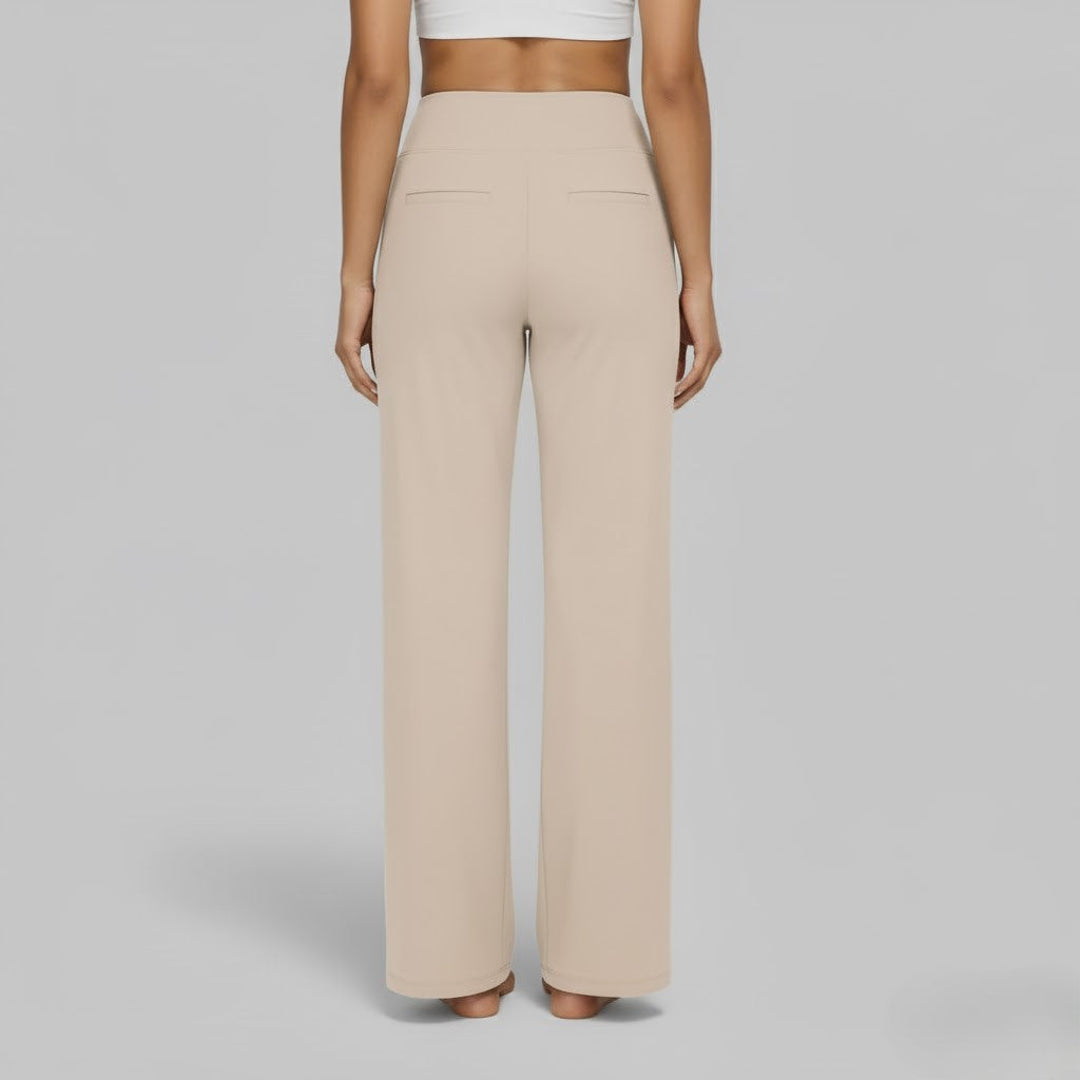 Women's stretch tailored casual trousers