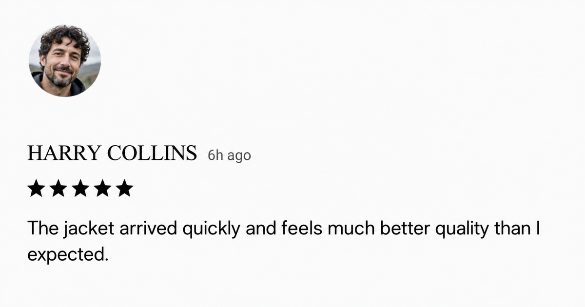 Customer review