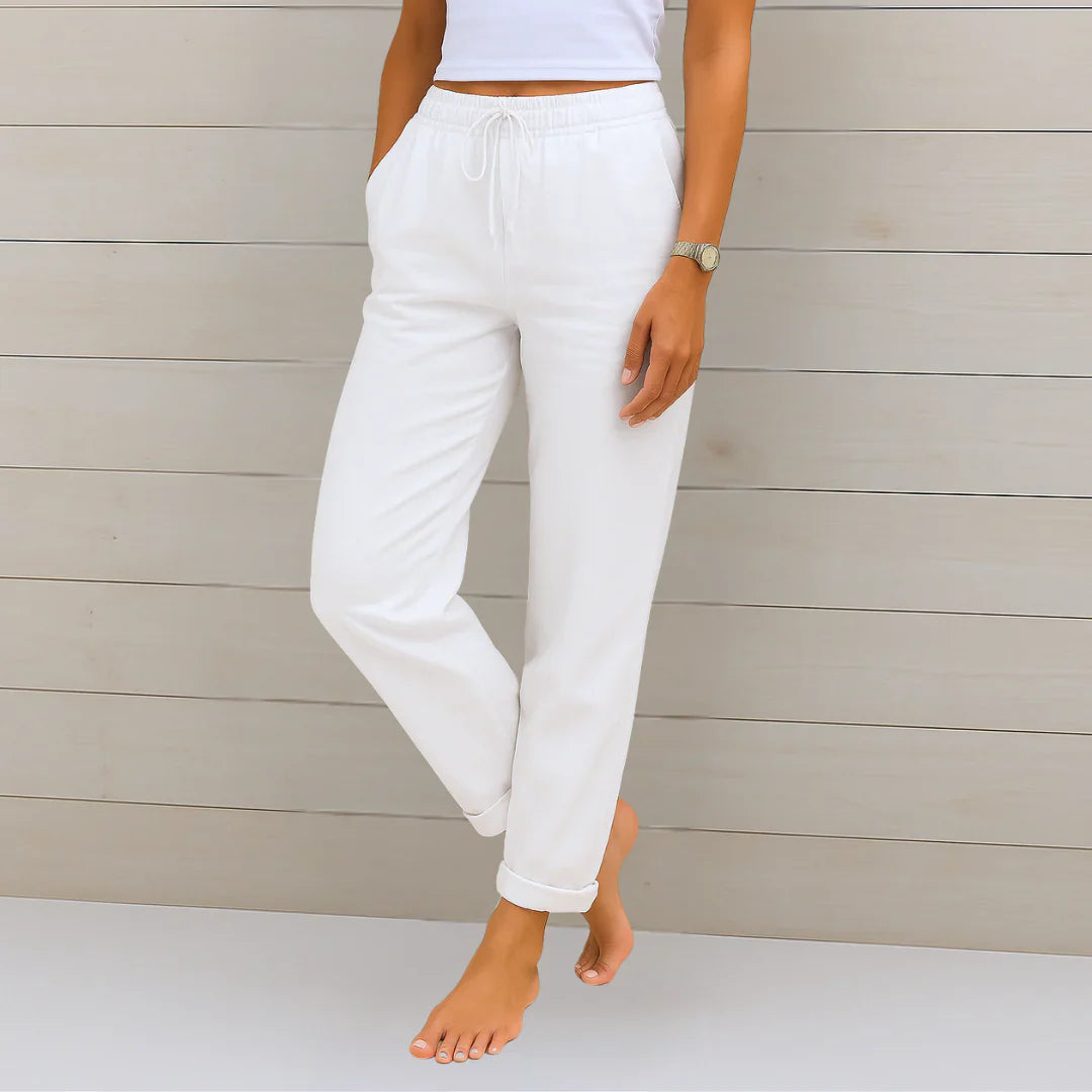 NOA | LINEN STRETCH TROUSERS