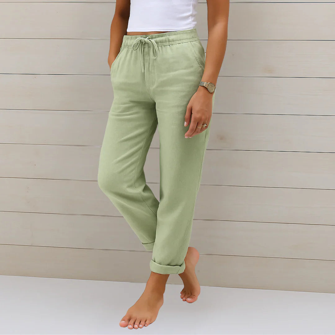 NOA | LINEN STRETCH TROUSERS