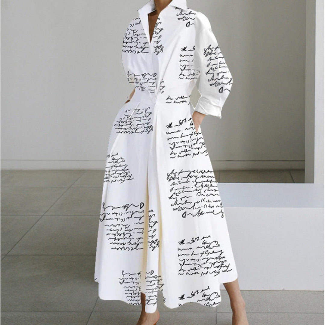 NOA | VIENNA WOMEN'S COLLARED WRAP MAXI DRESS