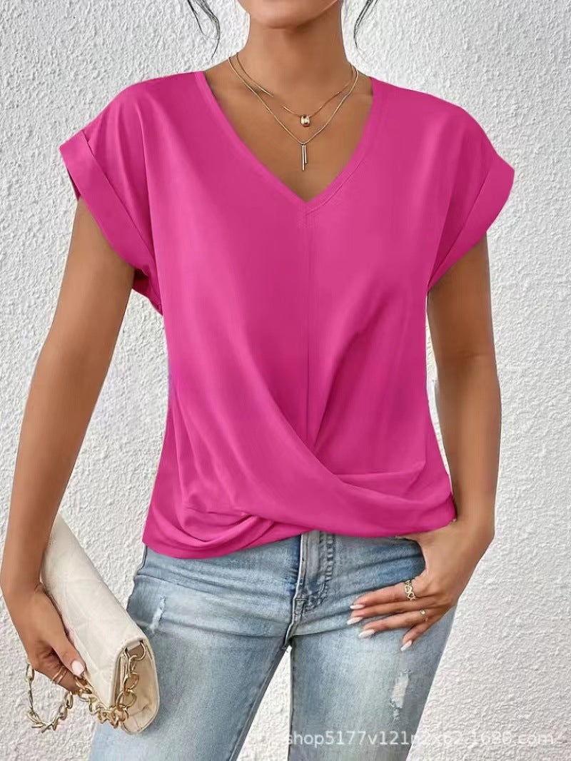 NOA | ELEGANT V-NECK T-SHIRT