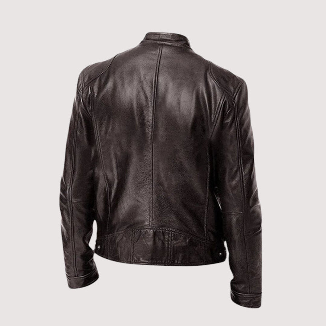 Men's leather-look jacket