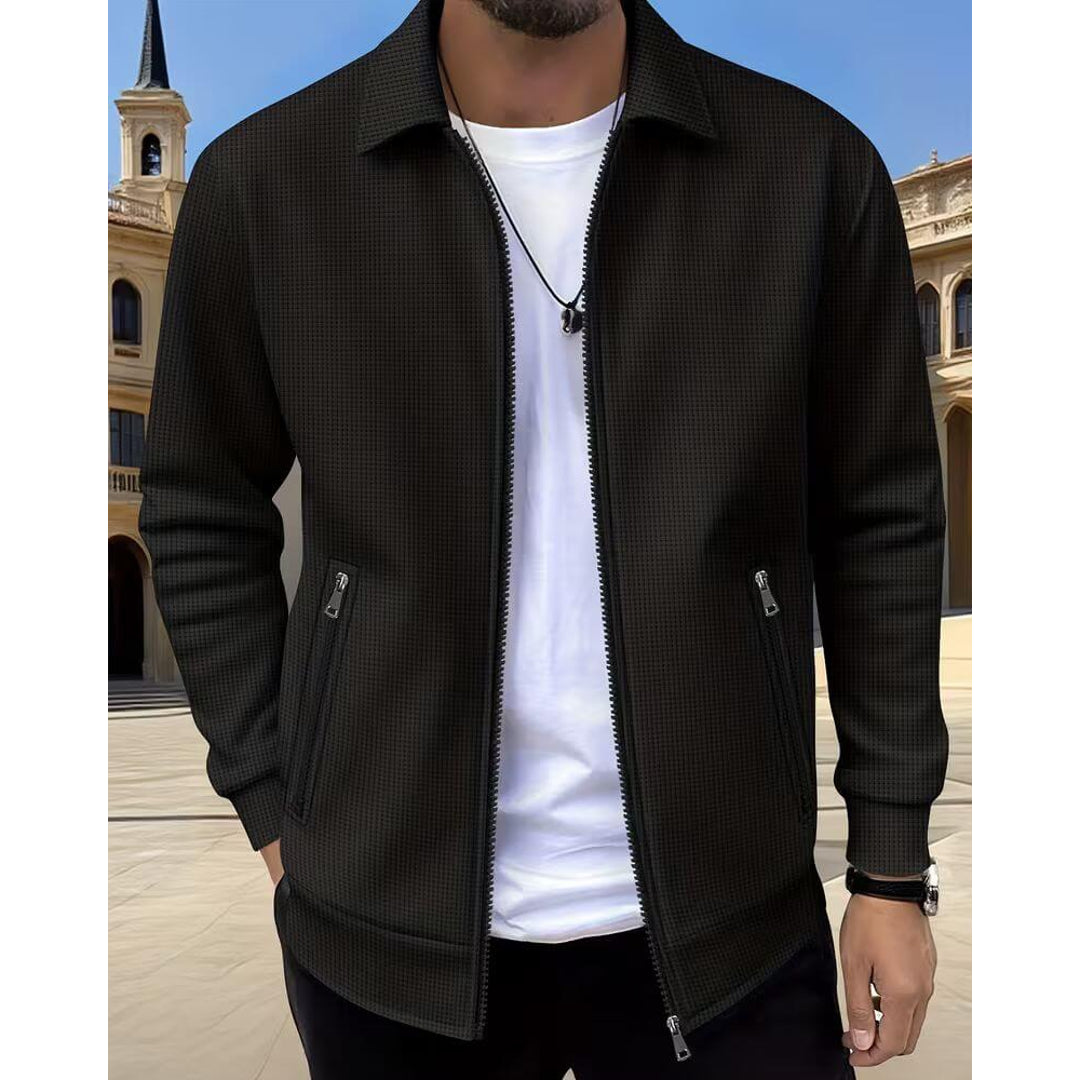 NOA | GIDEON MEN'S LIGHTWEIGHT JACKET TEXTURED ATHLETIC FIT