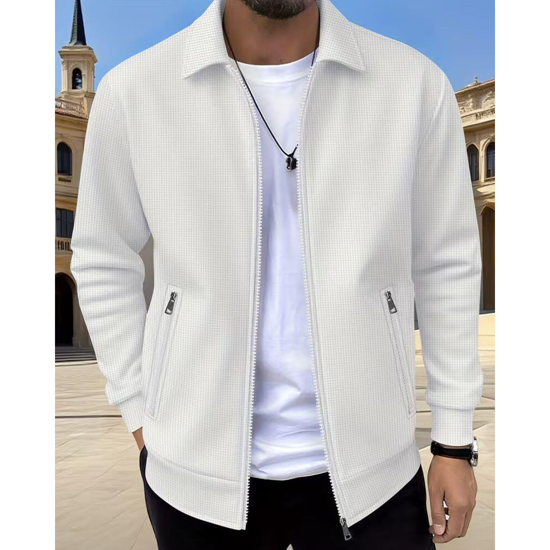 NOA | GIDEON MEN'S LIGHTWEIGHT JACKET TEXTURED ATHLETIC FIT