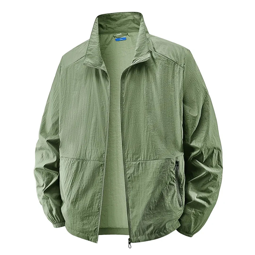 NOA | DARREN MEN'S LIGHTWEIGHT ZIP UP COLLAR JACKET