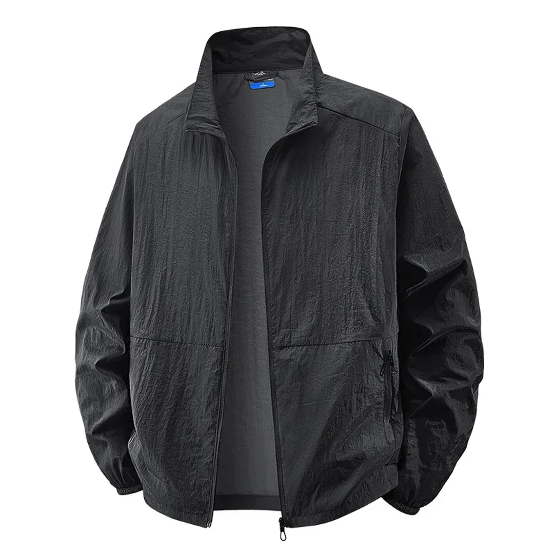 NOA | DARREN MEN'S LIGHTWEIGHT ZIP UP COLLAR JACKET