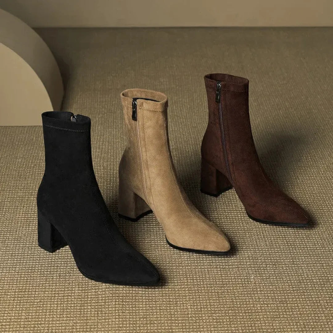 Women's heeled ankle boots