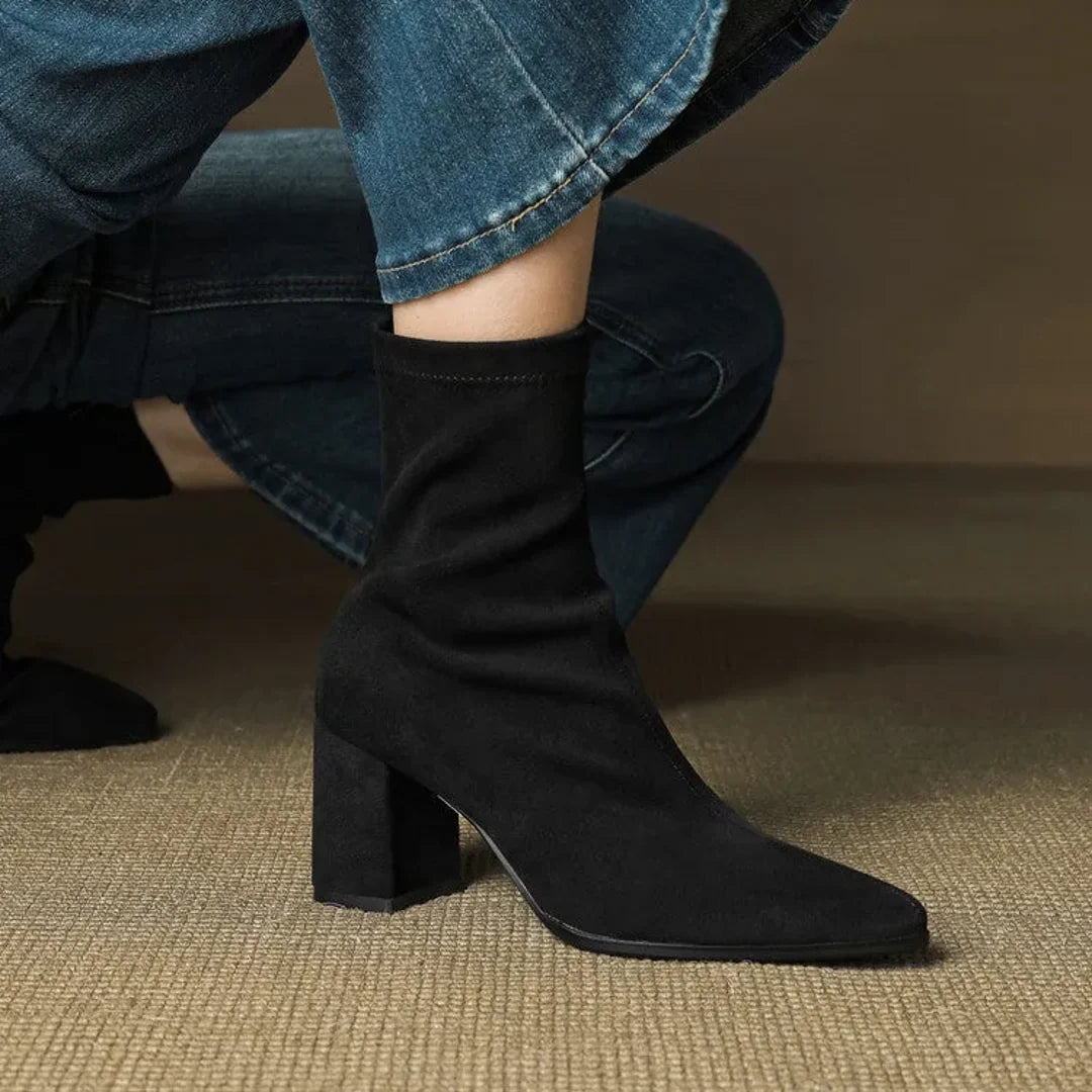 Women's heeled ankle boots