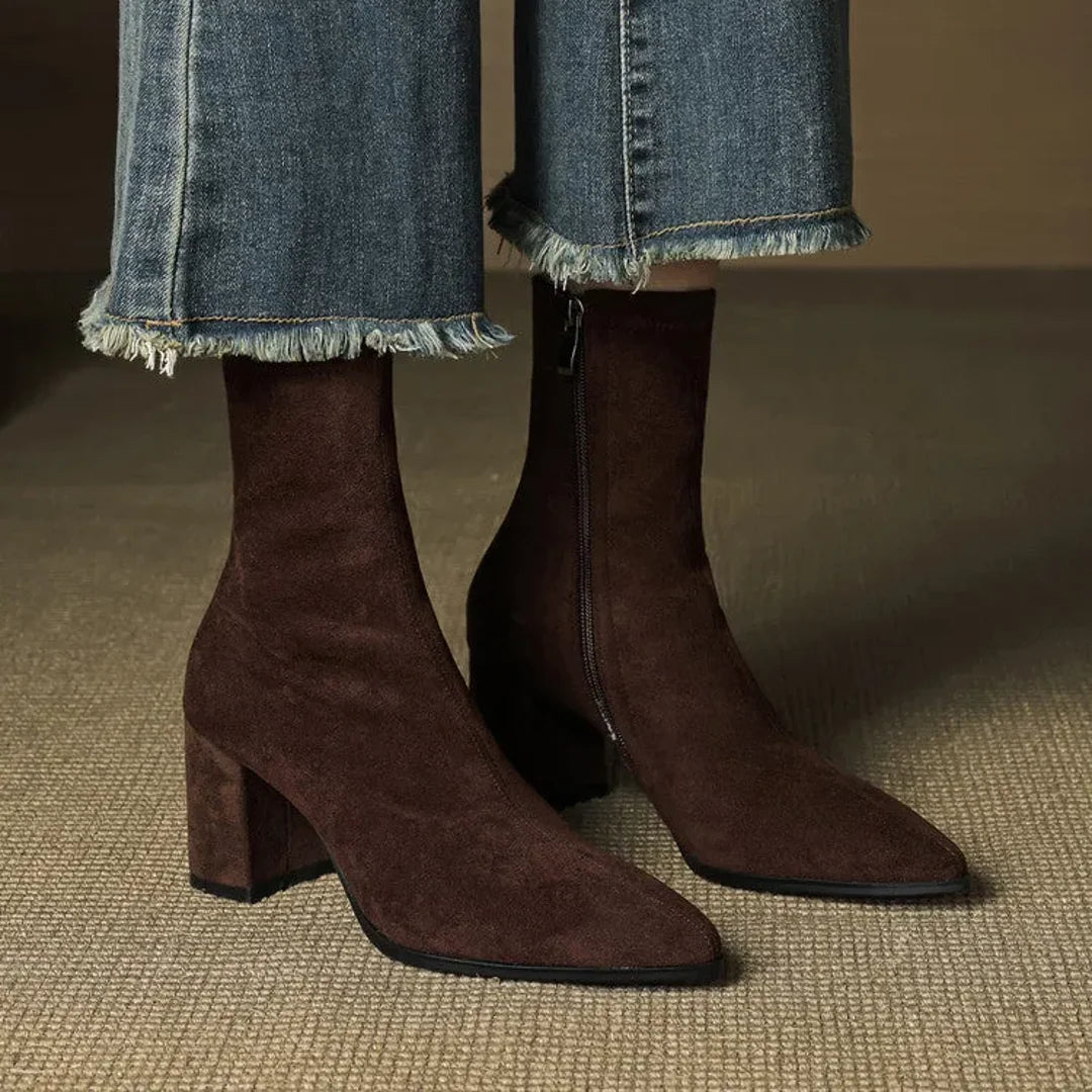 Women's heeled ankle boots