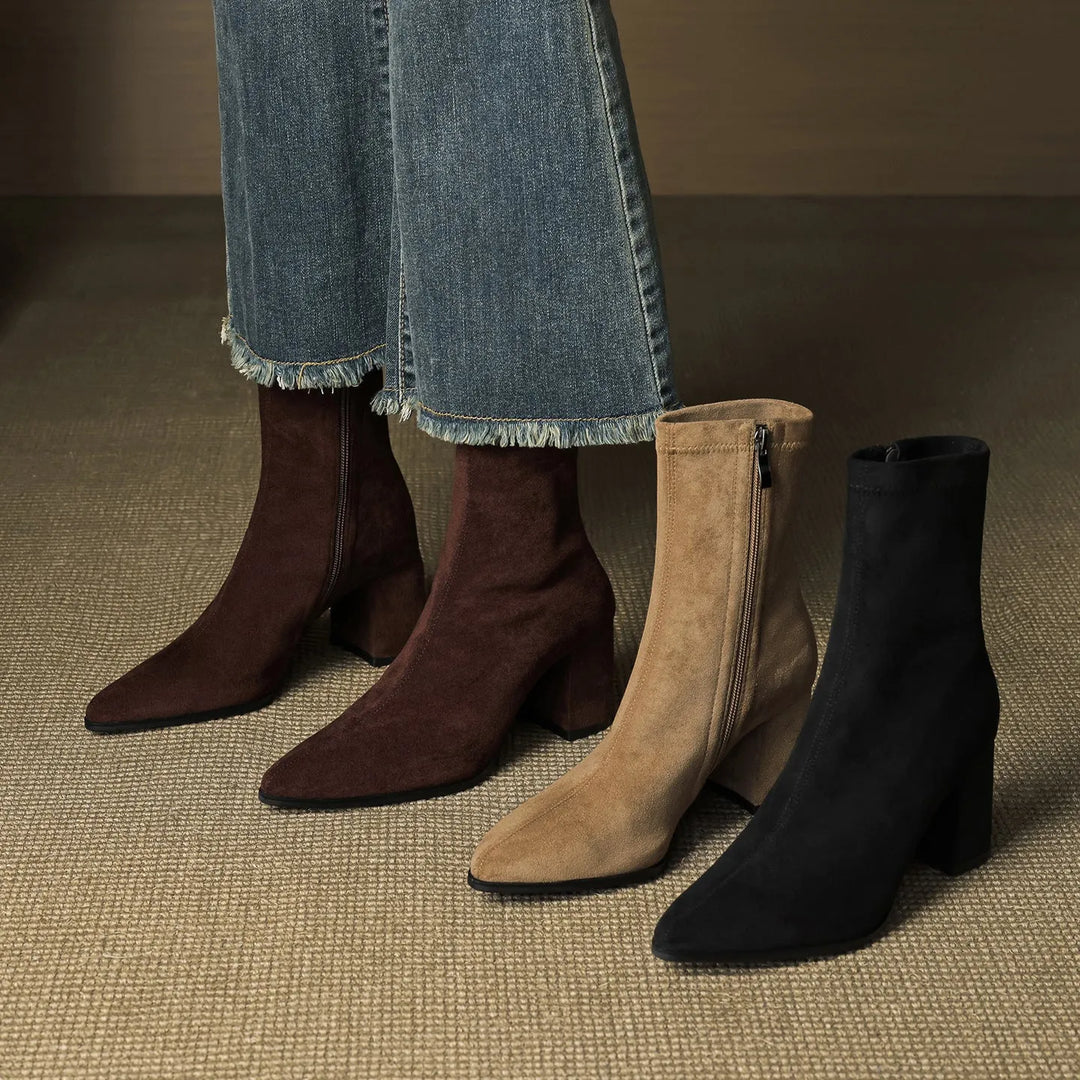 Women's heeled ankle boots