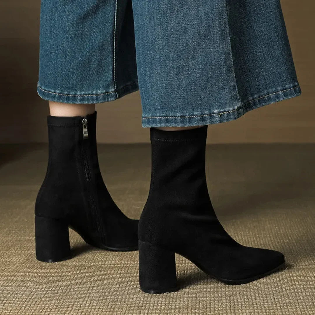 Women's heeled ankle boots