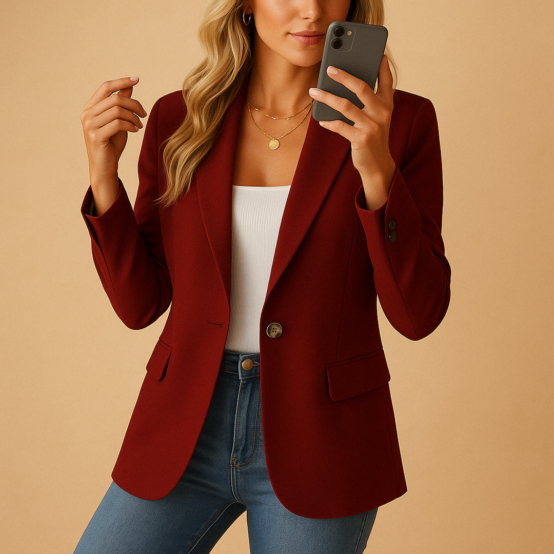 NOA | CHARLOTTE WOMEN'S TAILORED SINGLE BREASTED BLAZER