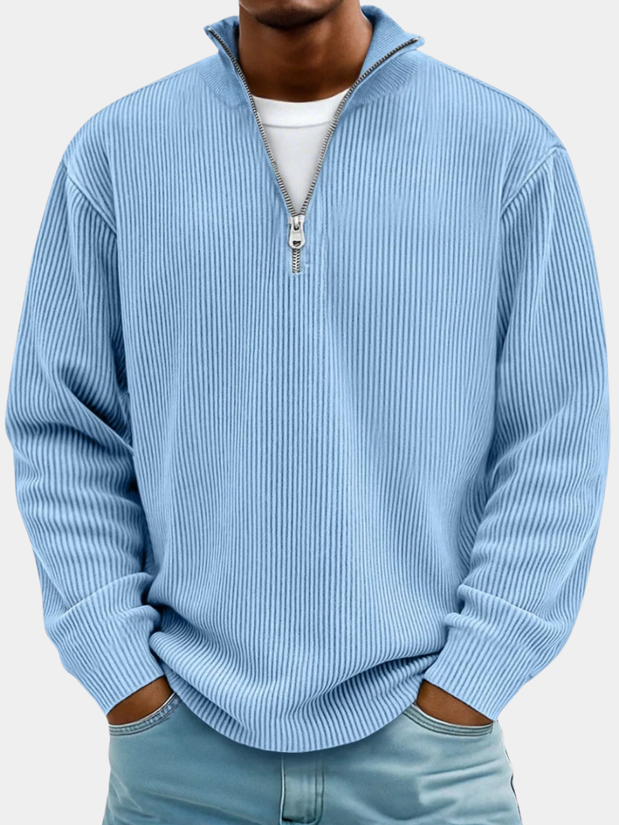 NOA | TRENDY ZIP-UP SWEATER