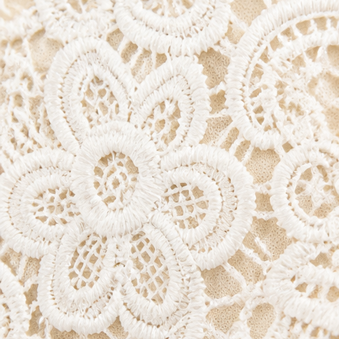 Women's floral lace shoulder tote bag