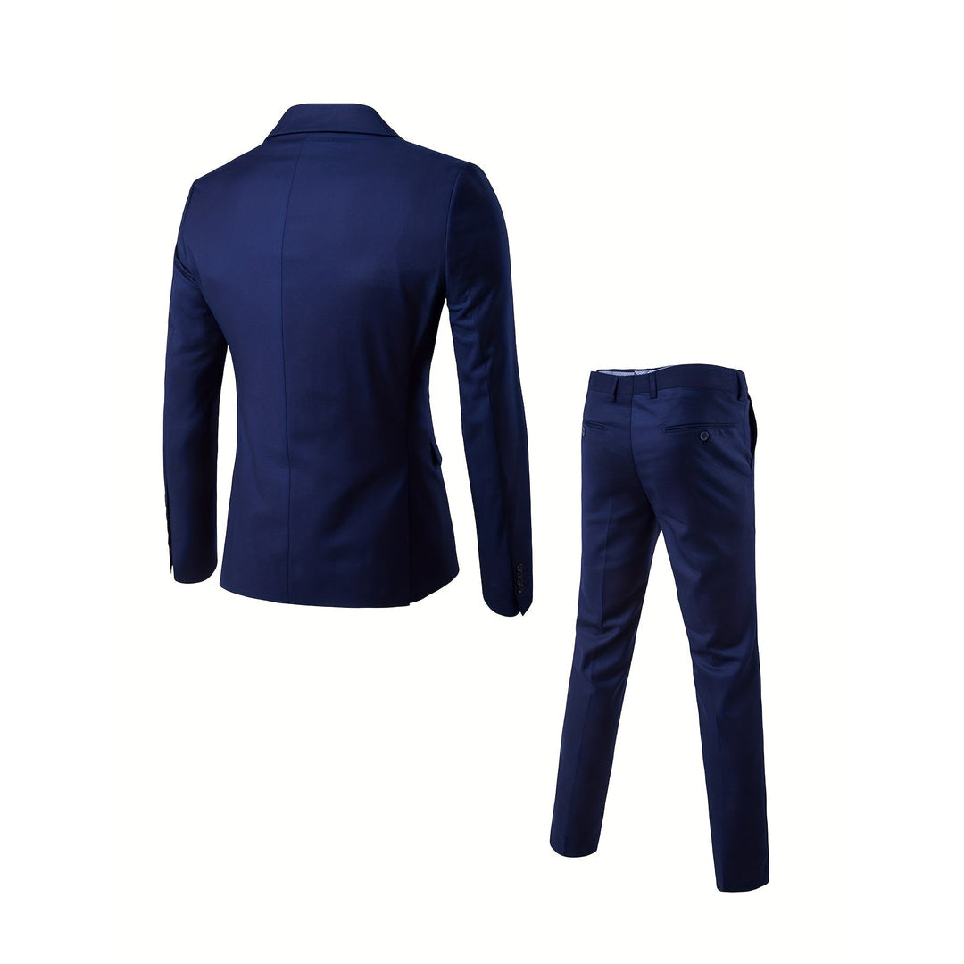 Men's slim fit two-piece suit