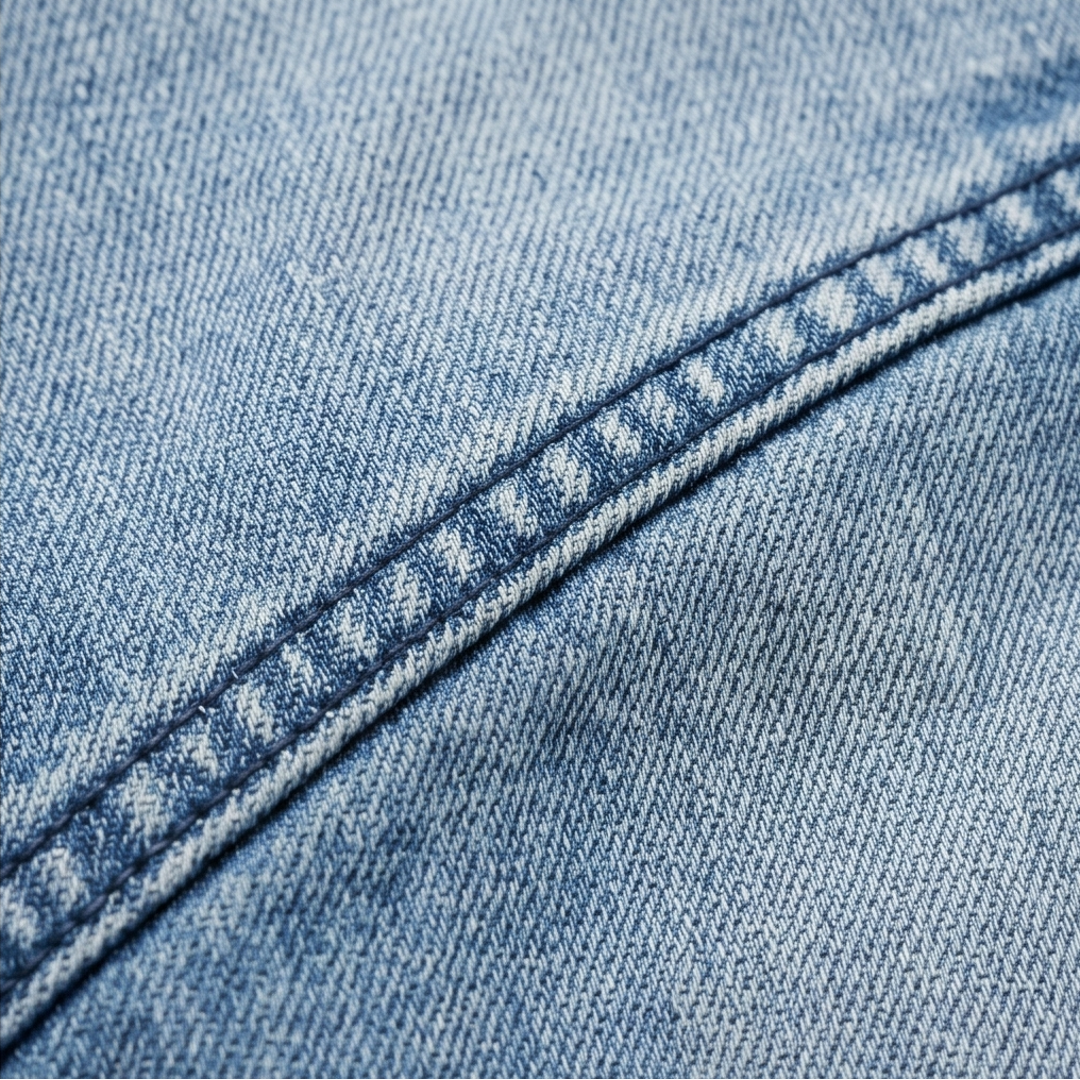 Women's high waisted cropped barrel jeans in light blue