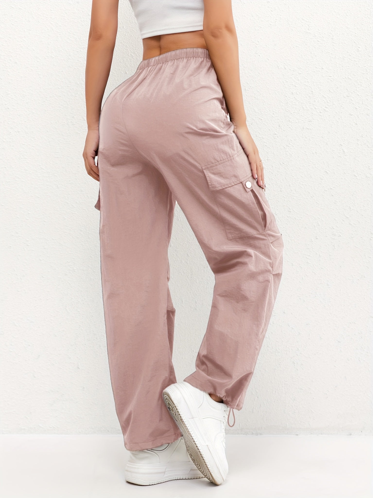 NOA | CARGO POCKET DRAWSTRING CASUAL PANTS